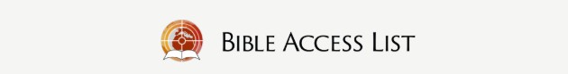 Visit the Bible Access List website